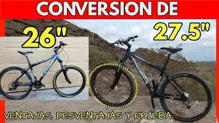 CONVERSION DE 26" A 27.5" TODO LO QUE TIENES QUE SABER |PHX BIKING  |MECANICA Y MAS