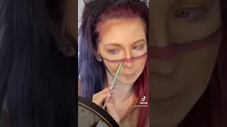 Illusion makeup tutorial 🕳️🥴