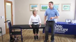 Physical Therapy Exercises for Seniors: How to Perform Safe Transfers - 24Hr HomeCare