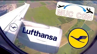 ✈︎ FULL FLIGHT ✈︎ Lufthansa Domestic || Airbus A319 to Cologne