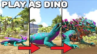 STEALING WYVERN EGGS TO EVOLVE | PLAY AS DINO | ARK SURVIVAL EVOLVED