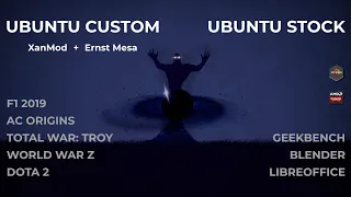 Ubuntu Custom vs Ubuntu Stock | XanMod + Ernst Mesa | RX 5700 + Ryzen 3 3300X | Linux Gaming