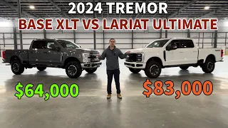 Comparing a $64,000 2024 F-250 TREMOR to a $83,000 one