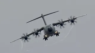 Airbus A400M Atlas flying Display at RIAT 2017 AirShow EC-404