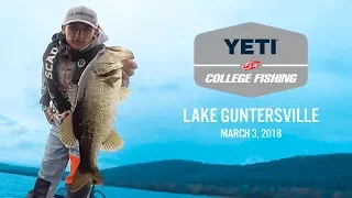2018 College Fishing | FLW Lake Guntersville Tournament