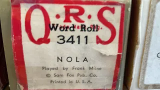 “NOLA” played on a 64 key aeolian pianola