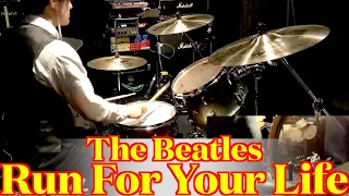 The Beatles - Run For Your Life (Drums cover from fixed angle)