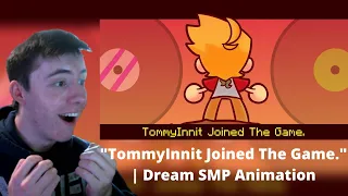 CONGRATS TOMMY! | "TommyInnit Joined The Game." | Dream SMP Animation - REACTION