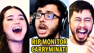 RIP MONITOR 2017-2019 | Carryminati | Live Reaction | Jaby Koay & Achara