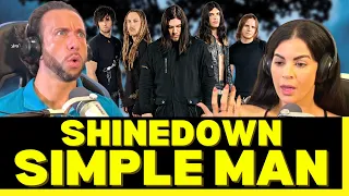 INCREDIBLE VERSION OF LYNYRD"S SKYNYRD'S SONG! First Time Hearing Shinedown - Simple Man Reaction