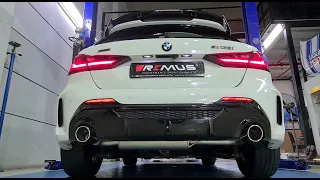 REMUS SPORTS EXHAUST SYSTEMS BMW F40 M135I PERFORMANCE AXLEBACK SYSTEM