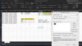 Optimización de portafolio de inversión con Solver