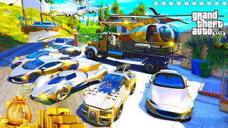 GTA 5 - Franklin Stealing 25 Best Ways to Steal LUXURY GOLD Supercars!