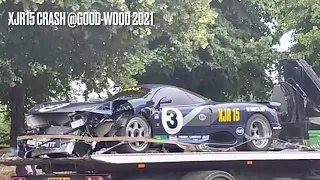 XJR15 and XJR12 Group C Big Crash @ Goodwood Festival 2021