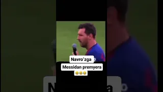 LEO MESSIDAN BAXON UCHUN QOSHIQ 😂 #messi #uzbekistan #shorts