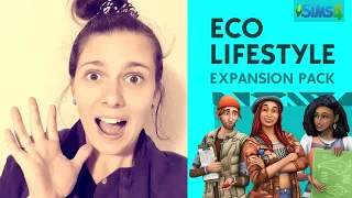 Eco Lifestyle Expansion Game Play / Genuine Reaction Video / The Sims 4