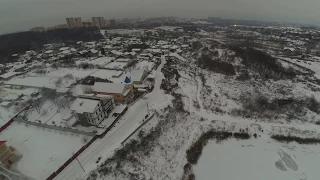 Щелоковский хутор, парк, три озера, Нижний Новгород, аэросъемка.