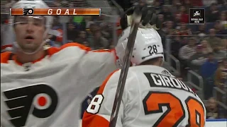 Claude Giroux's Shorthanded Goal - Philadelphia Flyers vs Buffalo Sabres (12/8/18)