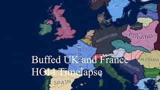 What if the UK and France were Buffed in 1936? | HOI4 Timelapse