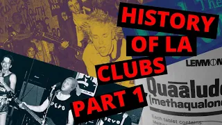 History Of LA's Live Music Clubs Part #:1.  1964-2022.