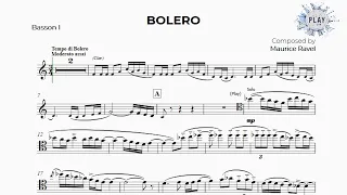 FREE Play-Along for BASSON: Ravel's BOLERO 🥁💃🎶🆓 Without metronome & dif.tempos (description )