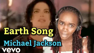 African Girl Reacts To Michael Jackson - Earth Song | REACTION