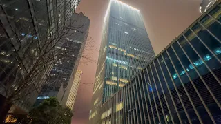 🇨🇳 Exploring Hangzhou Qianjiang CBD at Night 2024 | 4K HDR