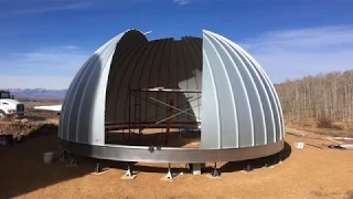 Ash Dome 24.5' Dome Installation