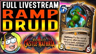 ⭐ new RAMP Druid! Murder at Castle Nathria - Hearthstone