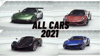 Asphalt 9 Legends - ALL CARS 2021 (Class S,A,B,C,D)