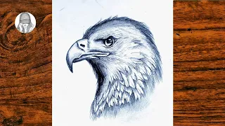 How to draw eagle | Eagle drawing easy | Eagle 🦅 drawing | eagle feather drawing | eagle eye drawing