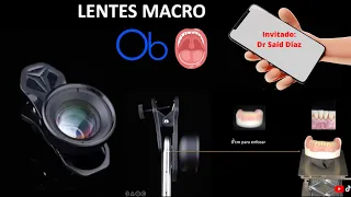 Lentes macro para celular en Odontología 📱 🔍