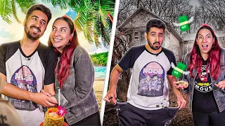 DESENHANDO NOSSAS VIAGENS ROMÂNTICAS DA VIDA REAL | Gabriel e Shirley 2.0