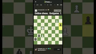 Online chess.  Endgame. Full video in the profile  #onlinechess #shots #rapid #endgame