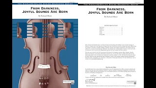 From Darkness, Joyful Sounds Are Born, by Richard Meyer – Score & Sound