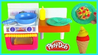 Play Doh Cocinita Juguete Comida Plastilina Helado Pizza Playdough Food Kitchen Ice Cream Pizza