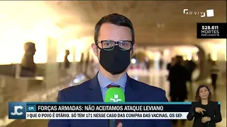 Presidente da CPI da Covid, Omar Aziz fez afirmações contra forças armadas e gera reações