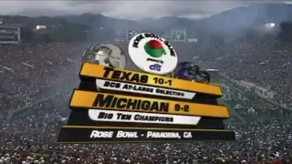 #13 Michigan vs #6 Texas 2004 Rose Bowl Extended Highlights