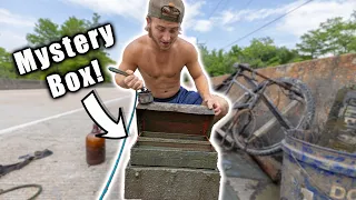 This Is Definitely Illegal - Secret Mystery Box Found Magnet Fishing