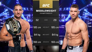 Sean Strickland vs Dricus du Plessis Full Fight - UFC 297 Fight Of The Night