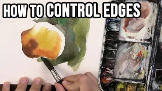 How to Control Edges in Watercolor