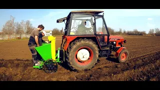 Potato planting 2021 --- Slovakia ---- ** 4K quality **