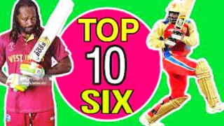 Top 10 Monstrous Sixes of Chris Gayle II Top 10 longest Sixes II Cricket