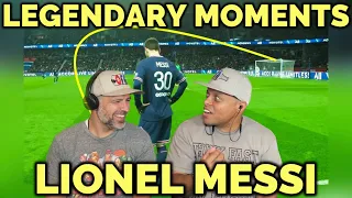 Legendary Moments from Lionel Messi REACTION