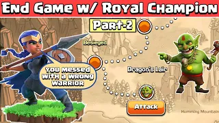 Max Royal Champion Vs Goblin Maps | Clash of Clans | Goblin Map Coc