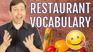 USEFUL RESTAURANT VOCABULARY YOU NEED TO KNOW 🍽️