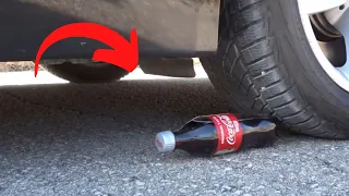 ESMAGANDO COCA-COLA - CARRO ESMAGANDO COISAS CORCANTES E MACIAS