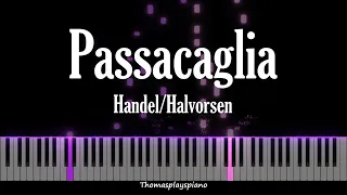 Passacaglia - Handel/Halvorsen | Piano Tutorial