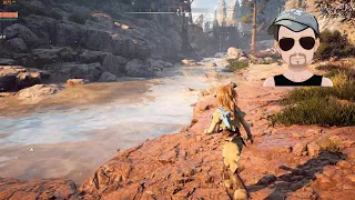 HORIZON ZERO DOWN ПРИМИТИВНАЯ КОНСОЛЬНАЯ ГРАФИКА НА 2080 TI