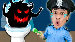 Monster In The Toilet Song 🚽🧟‍♂️ | Magic Kids Songs